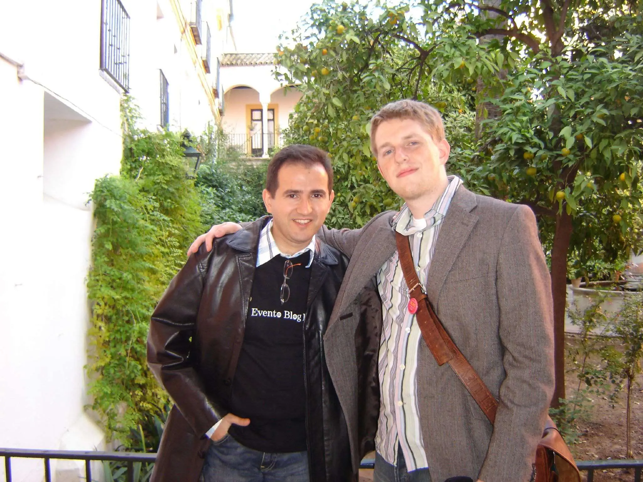 Foto de Matt Mullenweg con Luis Rull