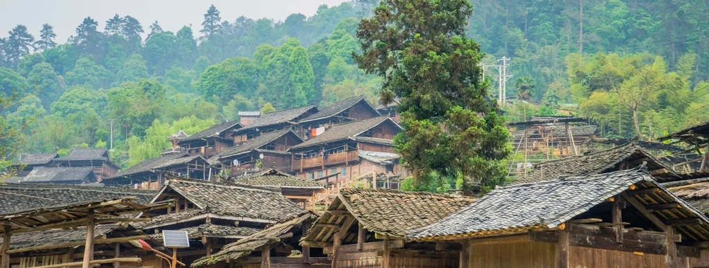 Foto de una aldea de China